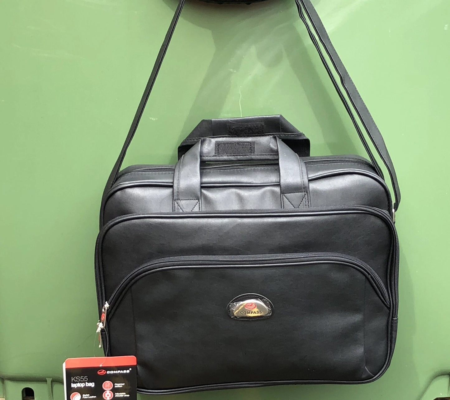 NEW LAPTOP MESSENGER BRIEFCASE BUSINESS WORK LEATHER STYLE SHOULDER BAG UK STOCK
