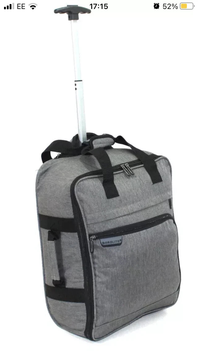 CABIN TROLLEY BAG RYANAIR UNDER SEAT TRAVEL BAG HAND LUGGAGE SUITCASE UK STOCK