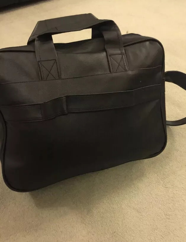 NEW LAPTOP MESSENGER BRIEFCASE BUSINESS WORK LEATHER STYLE SHOULDER BAG UK STOCK