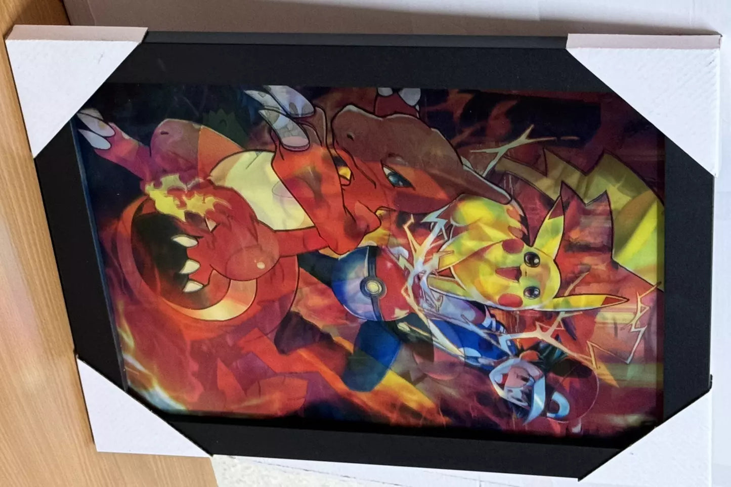 POKÉMON GO 3D FRAMED PICTURE - 3 ICONIC IMAGES IN 1 FRAME - A MUST-HAVE FOR FANS UK STOCK