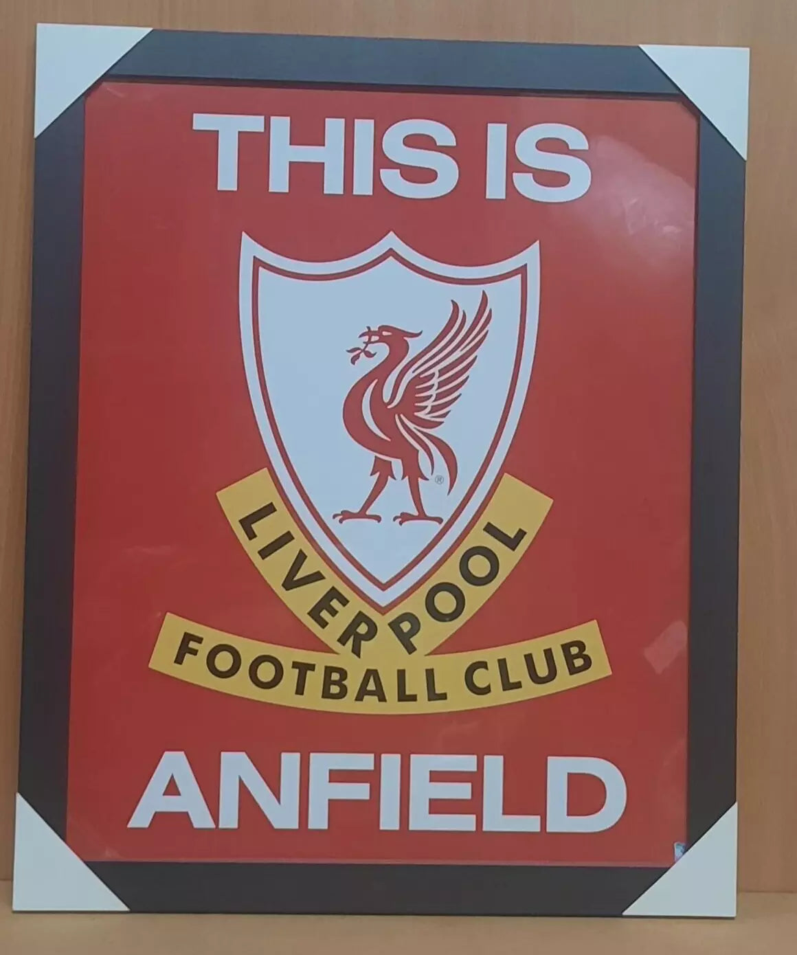 LIVERPOOL FC "THIS IS ANFIELD" FRAMED PICTURE - ICONIC WALL ART FOR FOOTBALL FAN UK STOCK