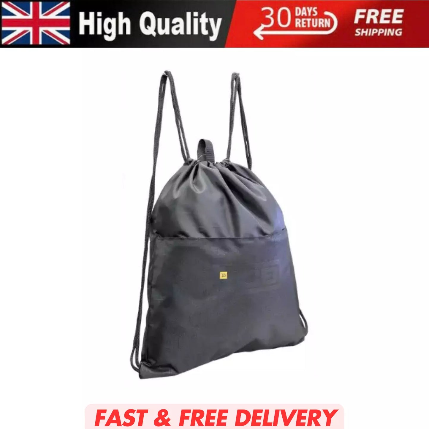 JCB DRAWSTRING BOOK BAG SPORT GYM SWIM PE DANCE MENS BOYS SPORTS BACKPACK UK STOCK