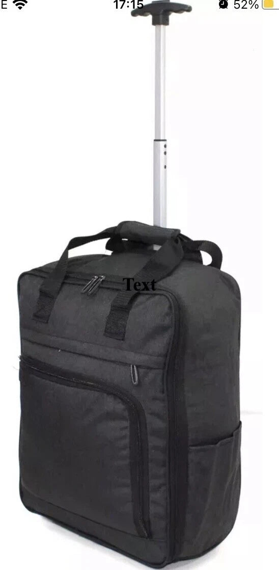 CABIN TROLLEY BAG RYANAIR UNDER SEAT TRAVEL BAG HAND LUGGAGE SUITCASE UK STOCK