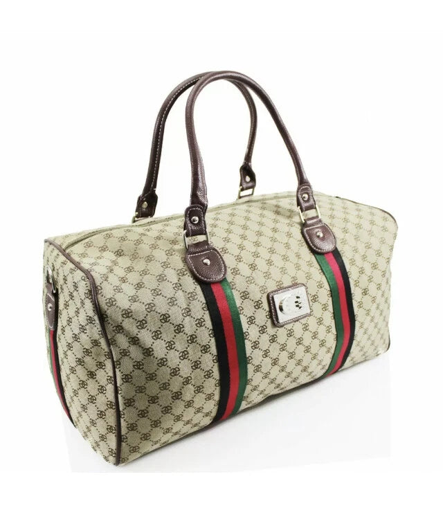 NEW LARGE UNISEX DESIGNER HOLDALL GYM LUGGAGE DUFFEL CABIN TRAVEL CASE BAG UK STOCK