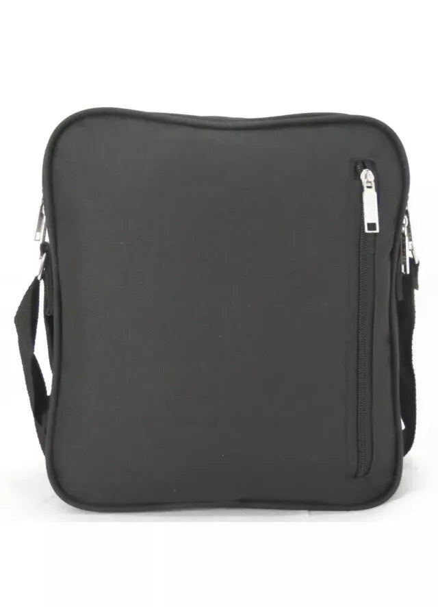 MEN'S MESSENGER BAG WATERPROOF CROSS BODY SHOULDER UTILITY TRAVEL WORK BAG BLACK UK STOCK