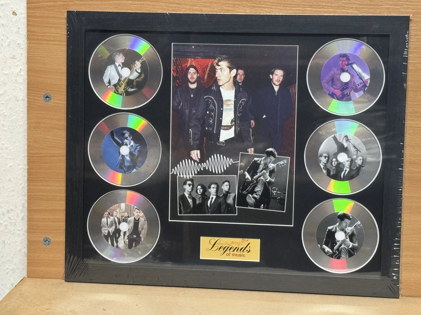 ARCTIC MONKEYS MEMORABILIA FRAMED PICTURE PRESENTATION DISC SET LEGENDS OF MUSIC UK STOCK