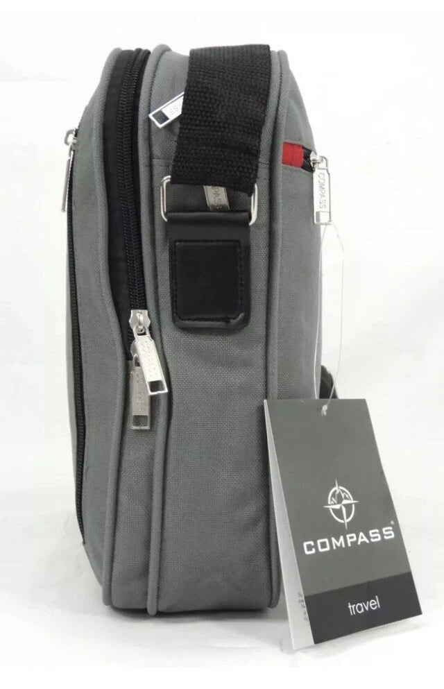 MEN'S MESSENGER BAG WATERPROOF CROSS BODY SHOULDER UTILITY TRAVEL WORK BAG BLACK UK STOCK