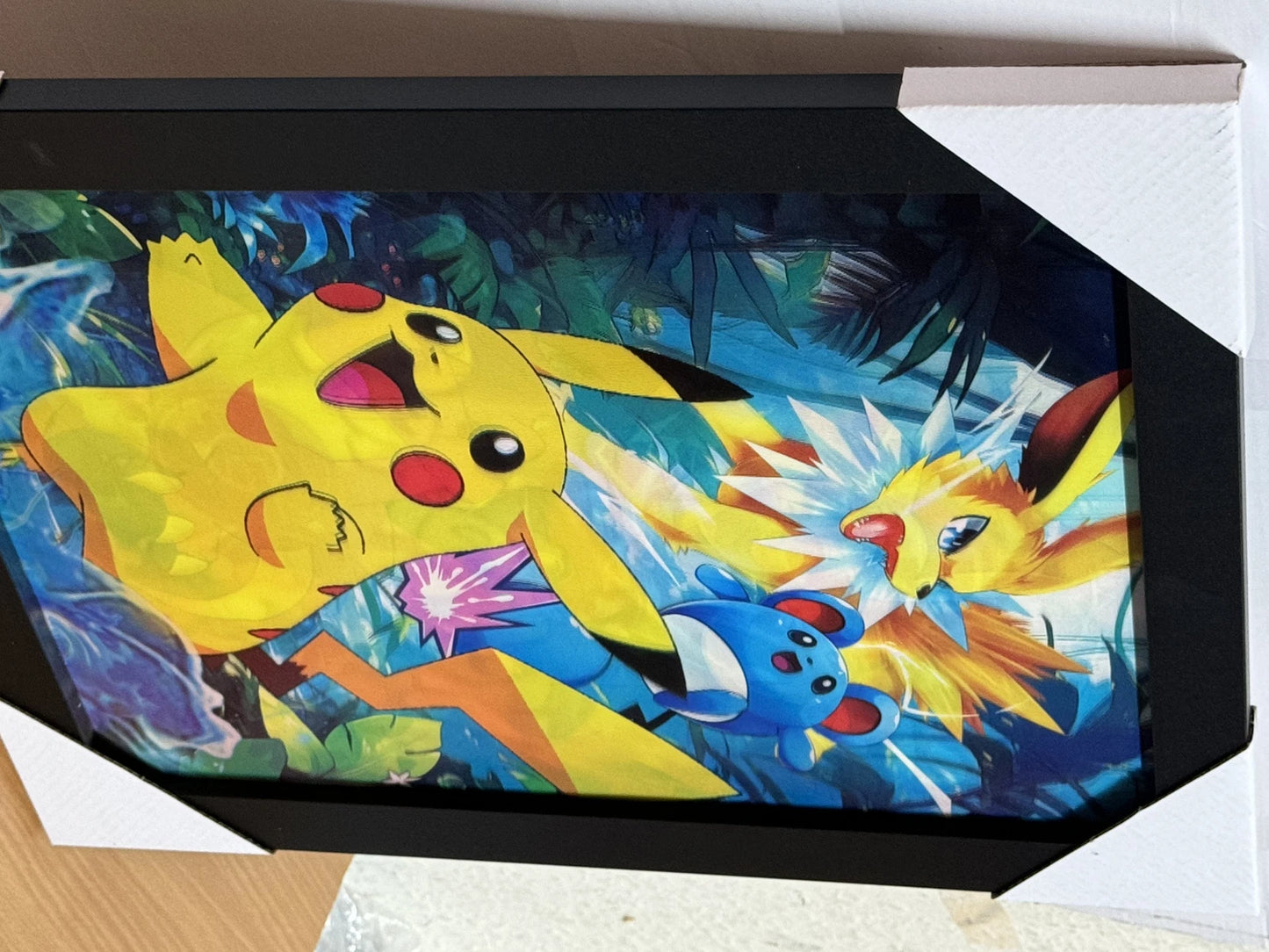 POKÉMON GO 3D FRAMED PICTURE - 3 ICONIC IMAGES IN 1 FRAME - A MUST-HAVE FOR FANS UK STOCK