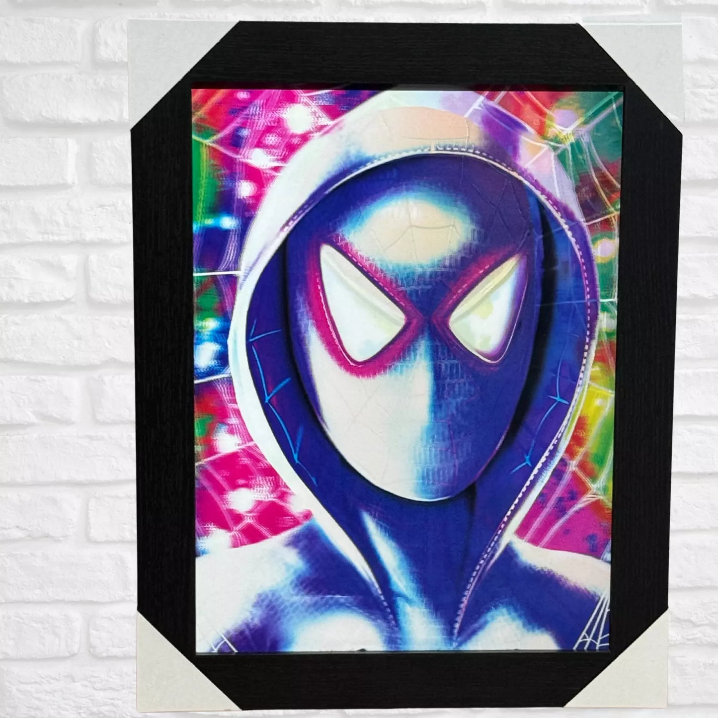 SPIDER-MAN MARVEL 3D FRAMED PICTURE - 3 ICONIC IMAGES IN 1 FRAME COMIC WALL ART UK STOCK