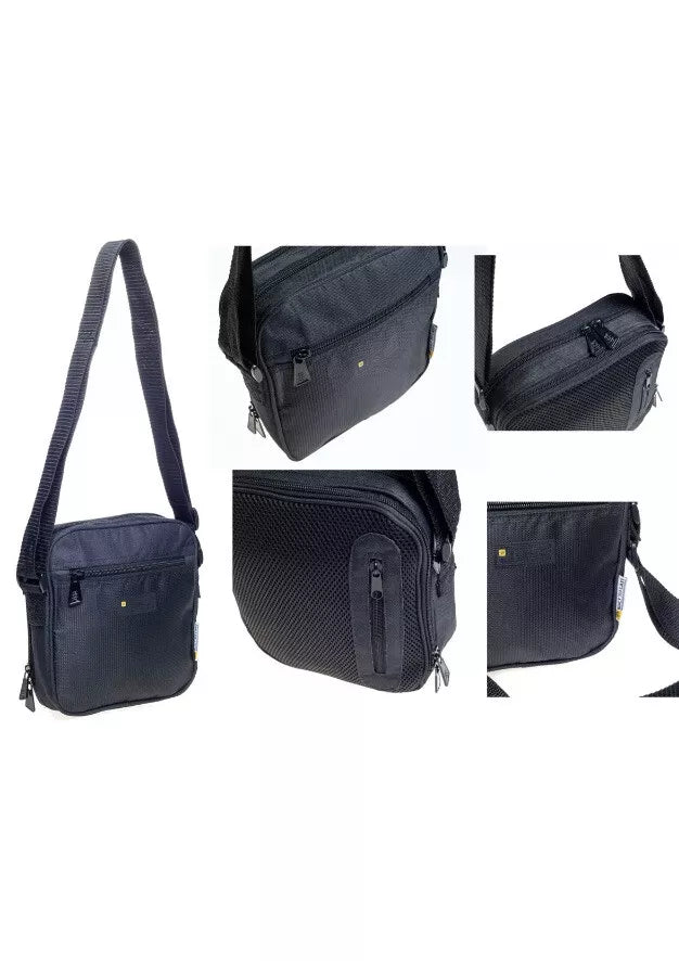 MEN'S UNISEX GENUINE JCB BAG WATERPROOF CROSSBODY SHOULDER UTILITY TRAVEL WORK UK STOCK
