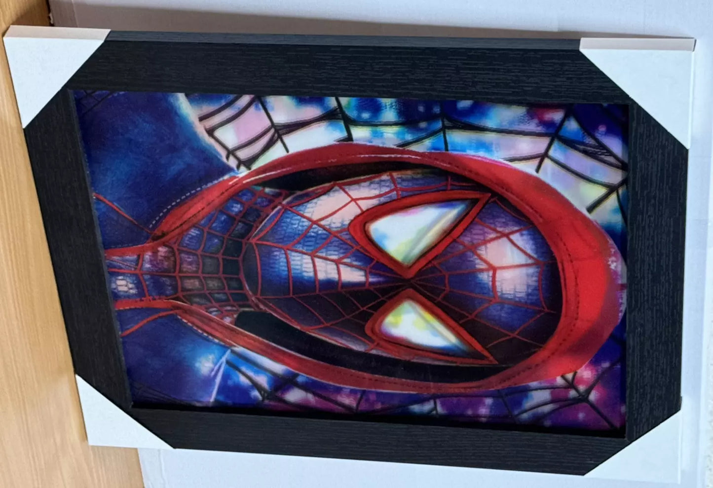 SPIDER-MAN MARVEL 3D FRAMED PICTURE - 3 ICONIC IMAGES IN 1 FRAME COMIC WALL ART UK STOCK