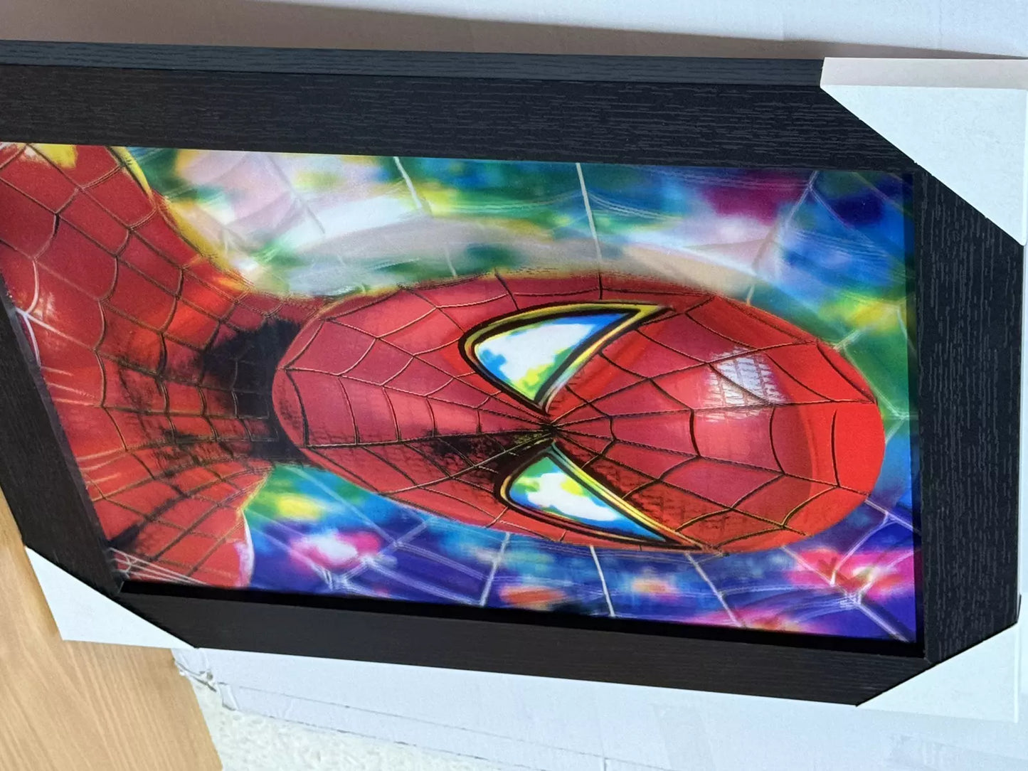 SPIDER-MAN MARVEL 3D FRAMED PICTURE - 3 ICONIC IMAGES IN 1 FRAME COMIC WALL ART UK STOCK