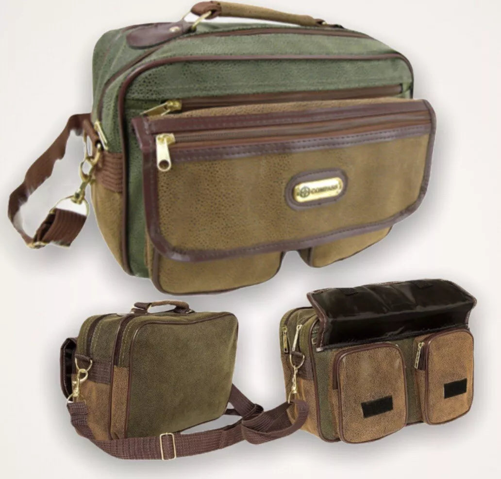 VINTAGE UNISEX LIGHTWEIGHT SUEDE CAMERA BAG GYM CABIN UTILITY WORK HANDY RYANAIR UK STOCK
