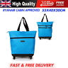 EXPANDABLE CABIN LARGE WHEELED HOLDALL TROLLEY BAG HAND LUGGAGE CARRY RYANAIR UK