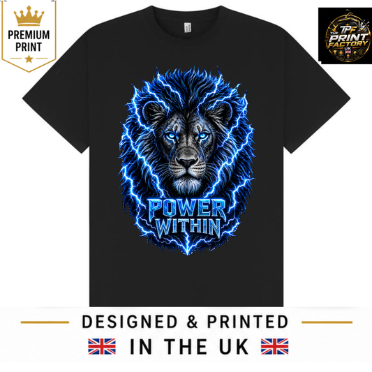 KING LION GRAPHIC T-SHIRT PREMIUM URBAN STREETWEAR GILDAN COTTON TEE
