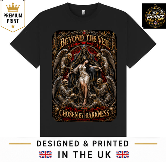 BEYOND THE VEIL T-SHIRT | MYSTERY AND IMAGINATION QUOTE SHIRT | FREE SHIPPING