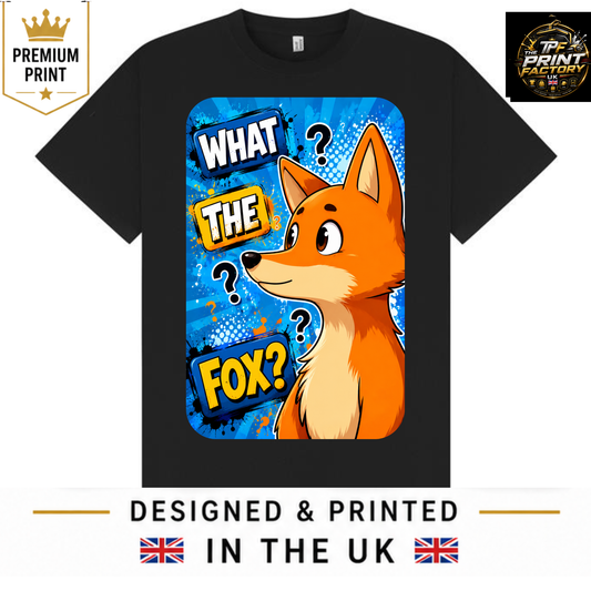 WHAT THE FOX? T-SHIRT | SARCASTIC HUMOR QUOTE SHIRT | FREE SHIPPING