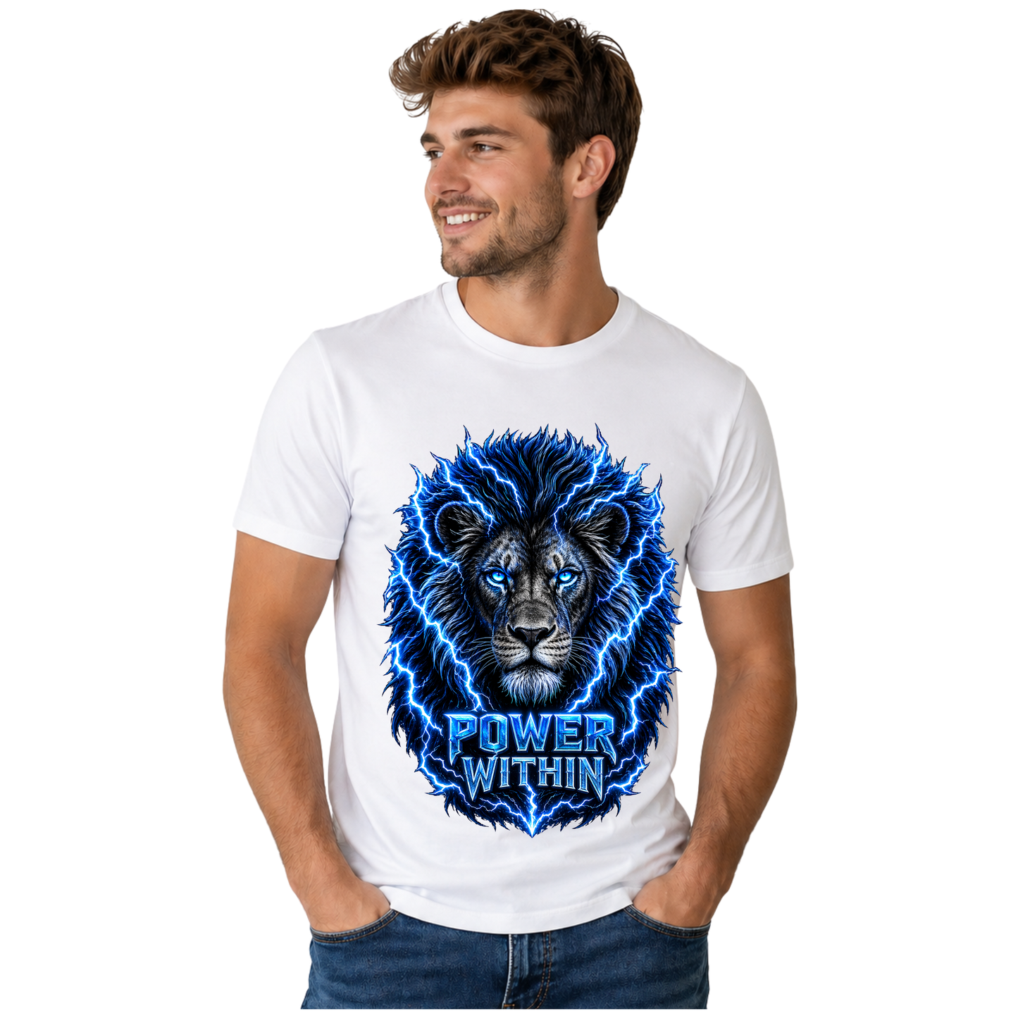 KING LION GRAPHIC T-SHIRT PREMIUM URBAN STREETWEAR GILDAN COTTON TEE