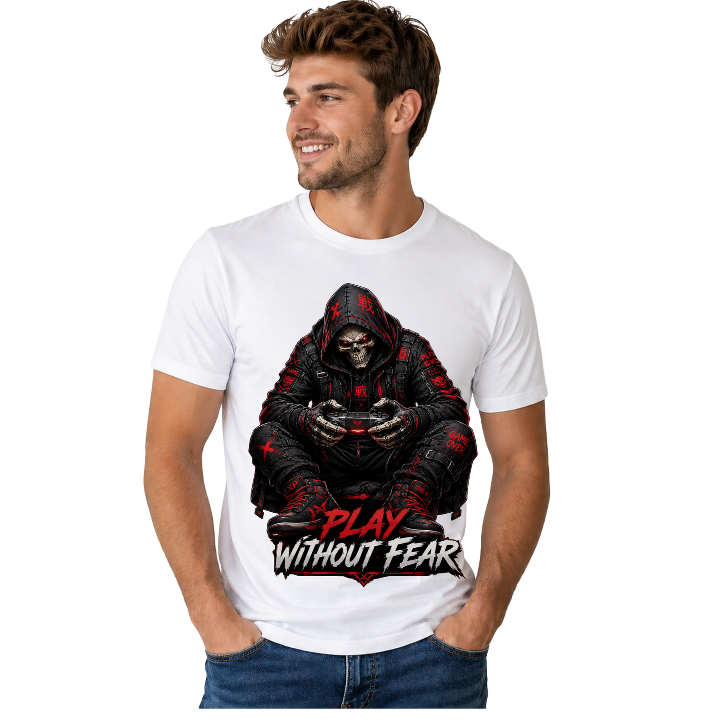 PLAY WITHOUT FEAR T-SHIRT | INSPIRATIONAL SPORTS GRAPHIC TEE | FREE SHIPPING