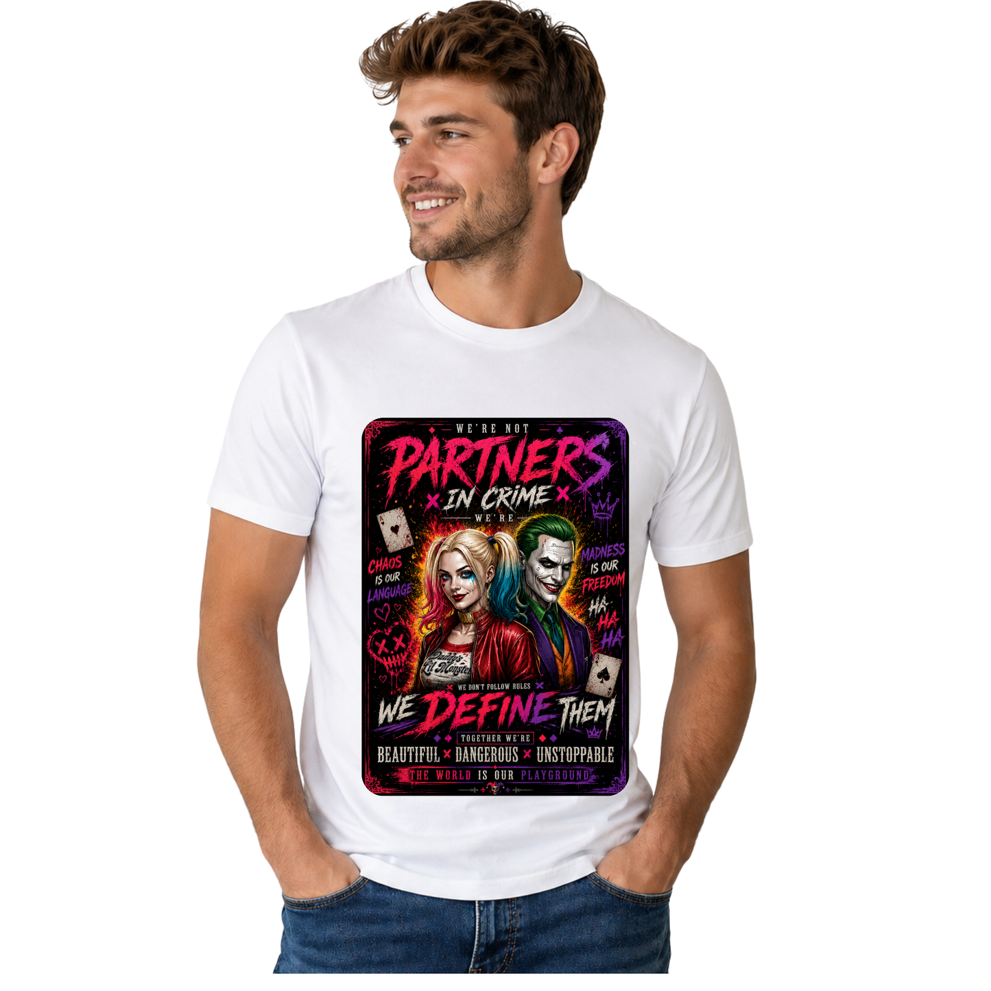 PARTNERS IN CRIME T-SHIRT | BEST FRIENDS QUOTE SHIRT | FREE SHIPPING