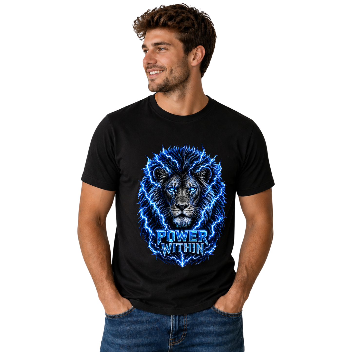 KING LION GRAPHIC T-SHIRT PREMIUM URBAN STREETWEAR GILDAN COTTON TEE