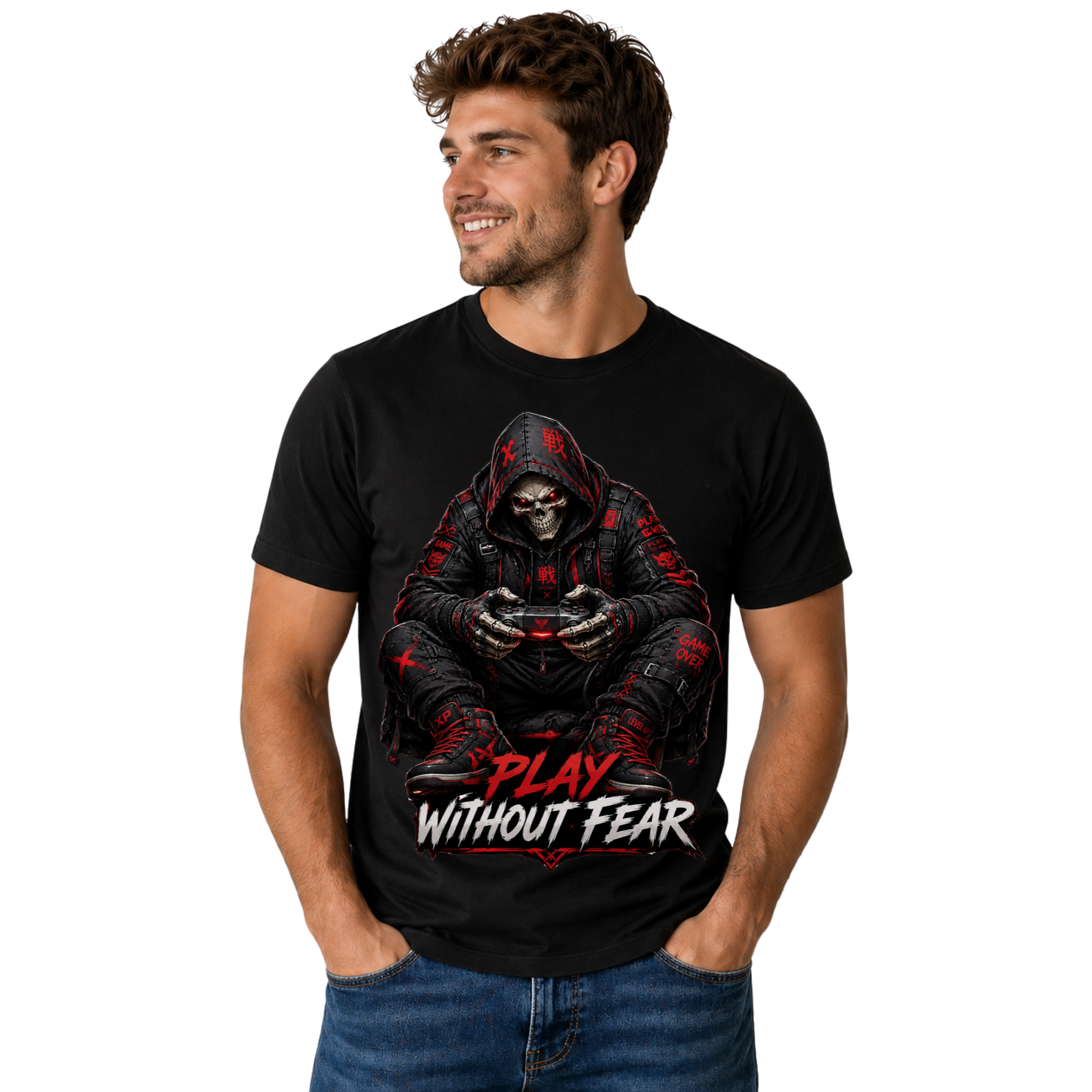 PLAY WITHOUT FEAR T-SHIRT | INSPIRATIONAL SPORTS GRAPHIC TEE | FREE SHIPPING