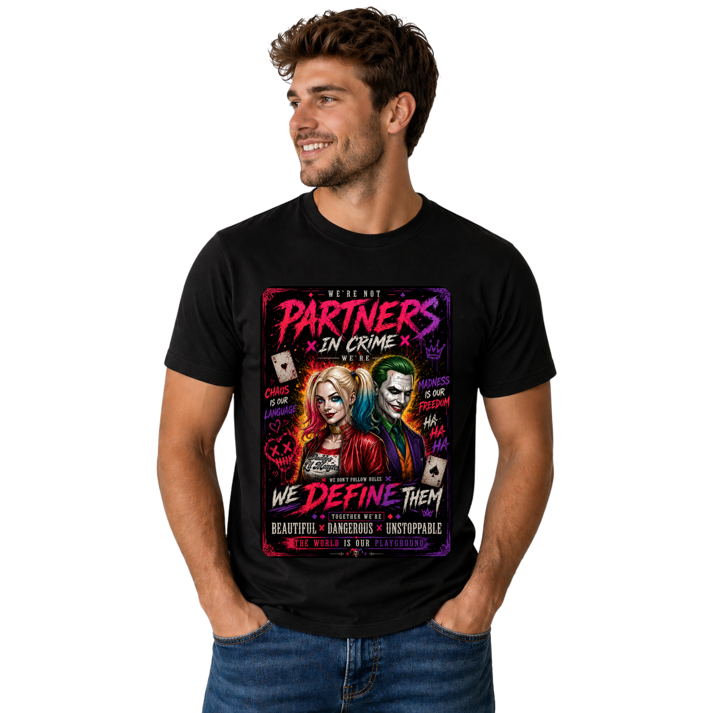PARTNERS IN CRIME T-SHIRT | BEST FRIENDS QUOTE SHIRT | FREE SHIPPING