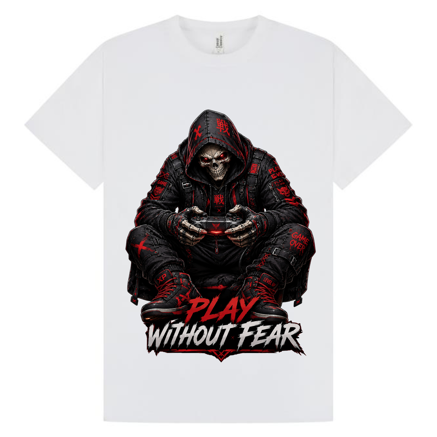 PLAY WITHOUT FEAR T-SHIRT | INSPIRATIONAL SPORTS GRAPHIC TEE | FREE SHIPPING