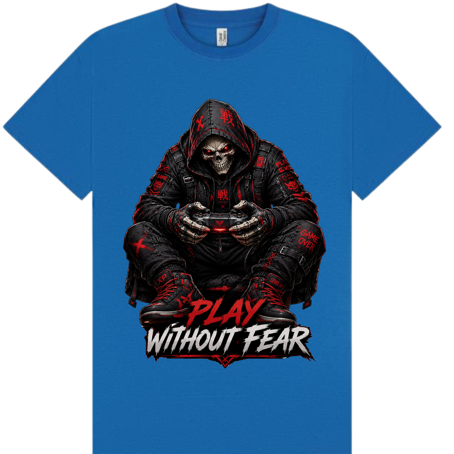 PLAY WITHOUT FEAR T-SHIRT | INSPIRATIONAL SPORTS GRAPHIC TEE | FREE SHIPPING