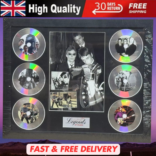 THE JAM & PAUL WELLER – FRAMED MEMORABILIA DISC SET | LEGENDS OF MUSIC UK STOCK