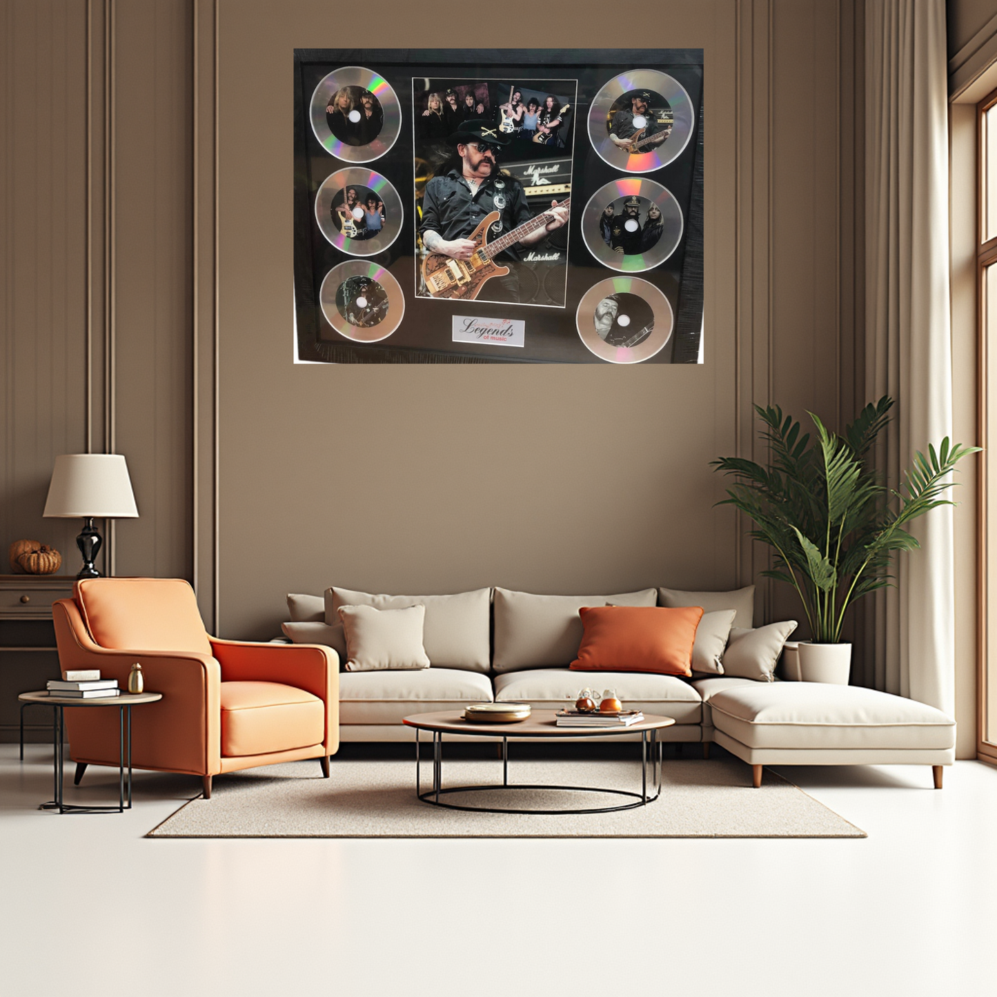 MOTORHEAD MEMORABILIA FRAMED PICTURE PRESENTATION DISC SET LEGENDS OF MUSIC UK STOCK