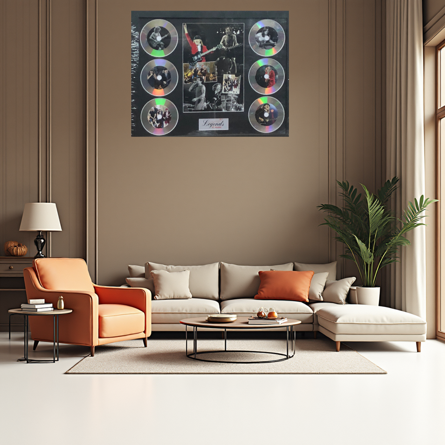 AC/DC BAND MEMORABILIA FRAMED PICTURE PRESENTATION DISC SET MUSIC LEGENDS UK STOCK