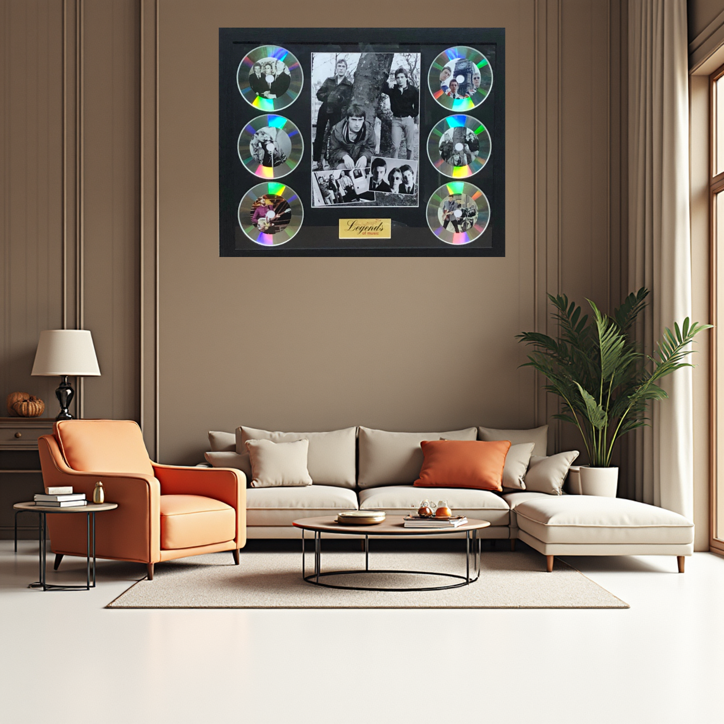 THE JAM BAND MEMORABILIA FRAMED PICTURE PRESENTATION DISC SET MUSIC LEGENDS UK