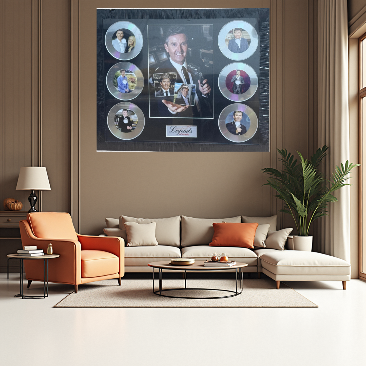 DANIEL O’DONNELL MEMORABILIA FRAMED PICTURE PRESENTATION DISC SET LEGENDS MUSIC UK STOCK