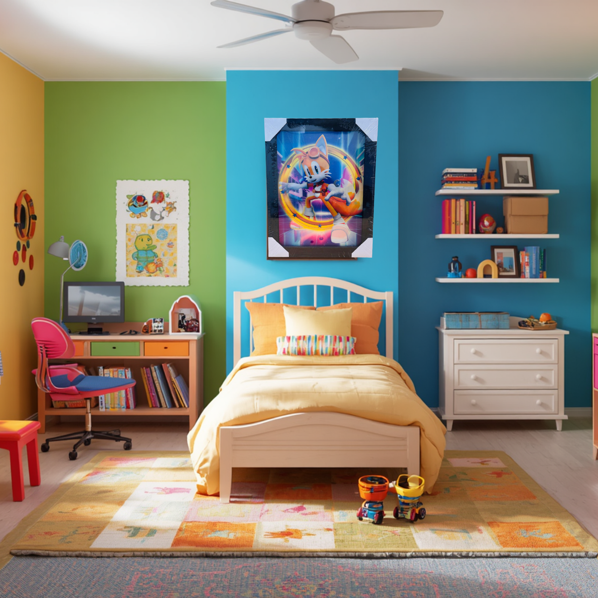 POKÉMON GO 3D FRAMED PICTURE - 3 ICONIC IMAGES IN 1 FRAME - A MUST-HAVE FOR FANS
