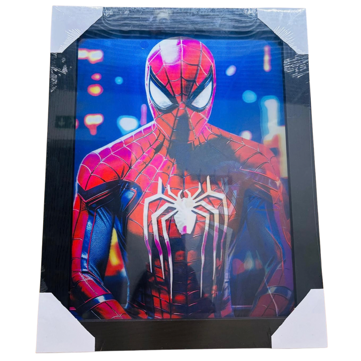 Spider-Man Marvel 3D Framed Picture – 3 Iconic Images in 1 Frame Comic Wall Art