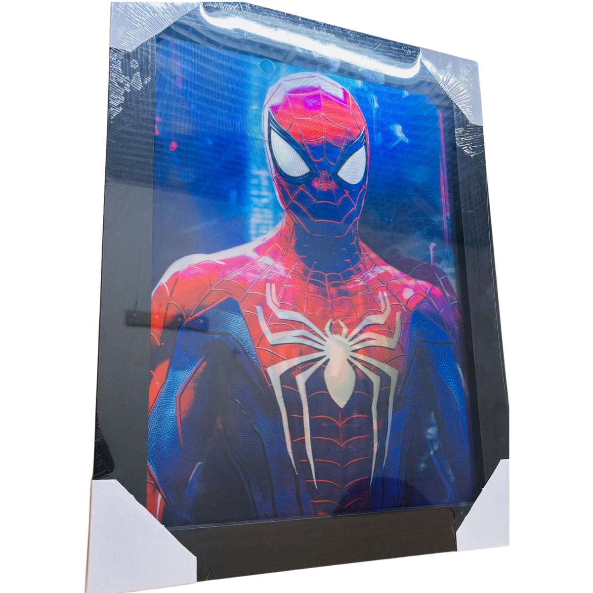 Spider-Man Marvel 3D Framed Picture – 3 Iconic Images in 1 Frame Comic Wall Art