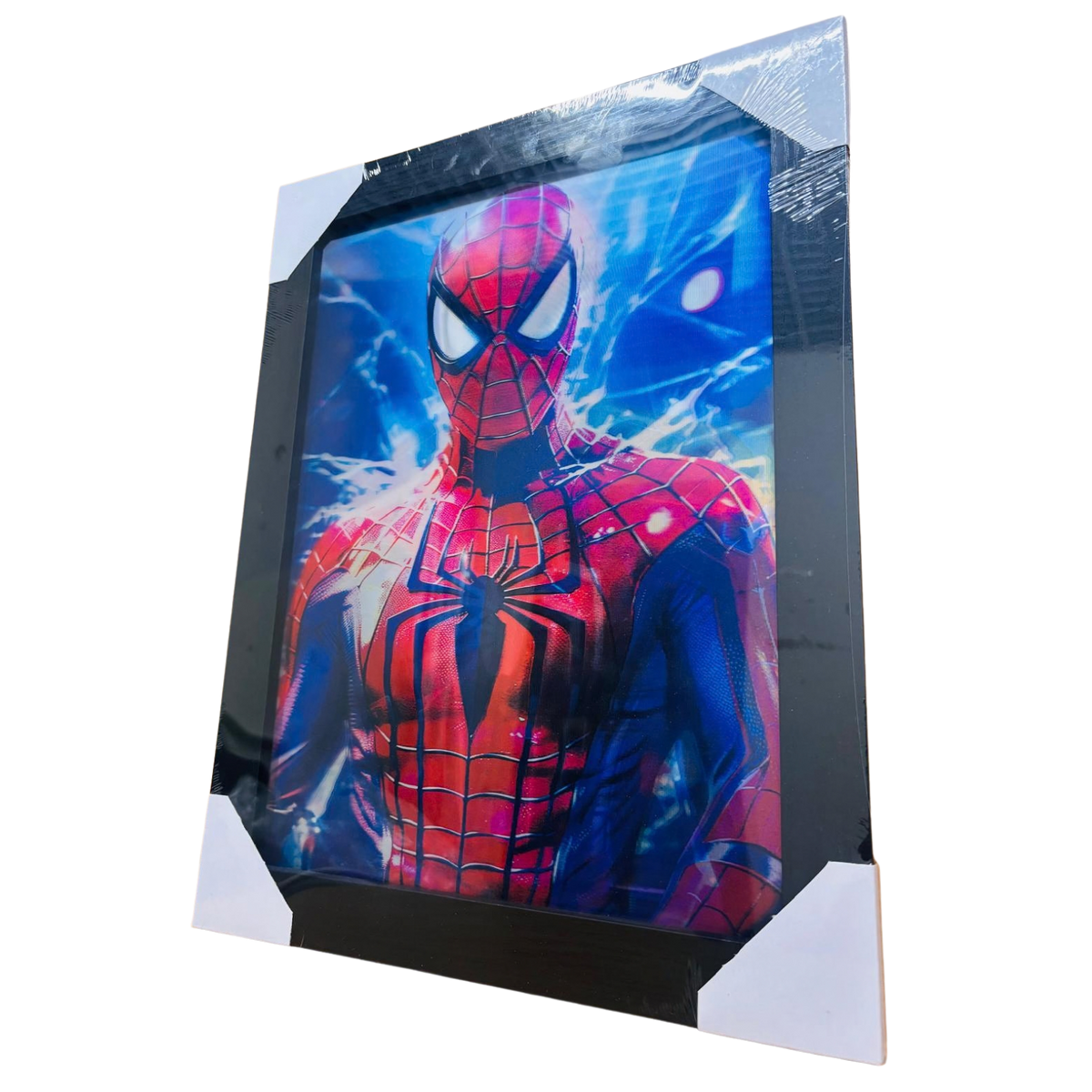 Spider-Man Marvel 3D Framed Picture – 3 Iconic Images in 1 Frame Comic Wall Art