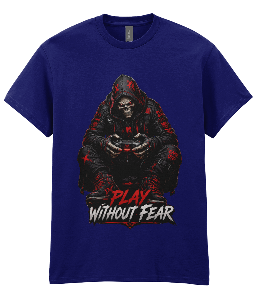 PLAY WITHOUT FEAR T-SHIRT | INSPIRATIONAL SPORTS GRAPHIC TEE | FREE SHIPPING