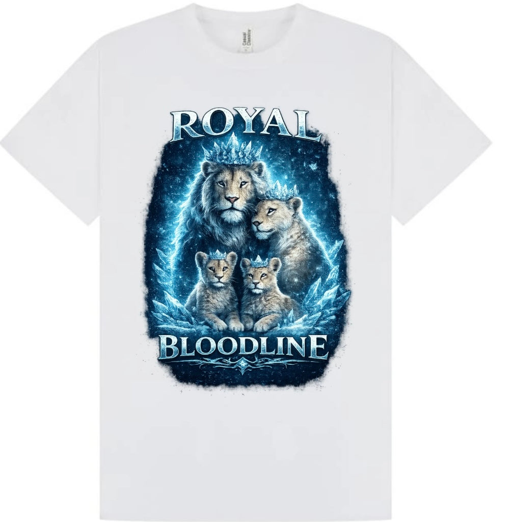 ROYAL KING LION GRAPHIC T-SHIRT PREMIUM URBAN STREETWEAR GILDAN HEAVY COTTON TEE