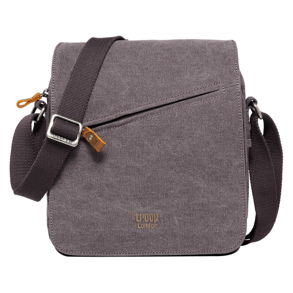 TROOP  LONDON TRP0238 CLASSIC CANVAS CROSSBODY SHOULDER BAG UNISEX GIFT