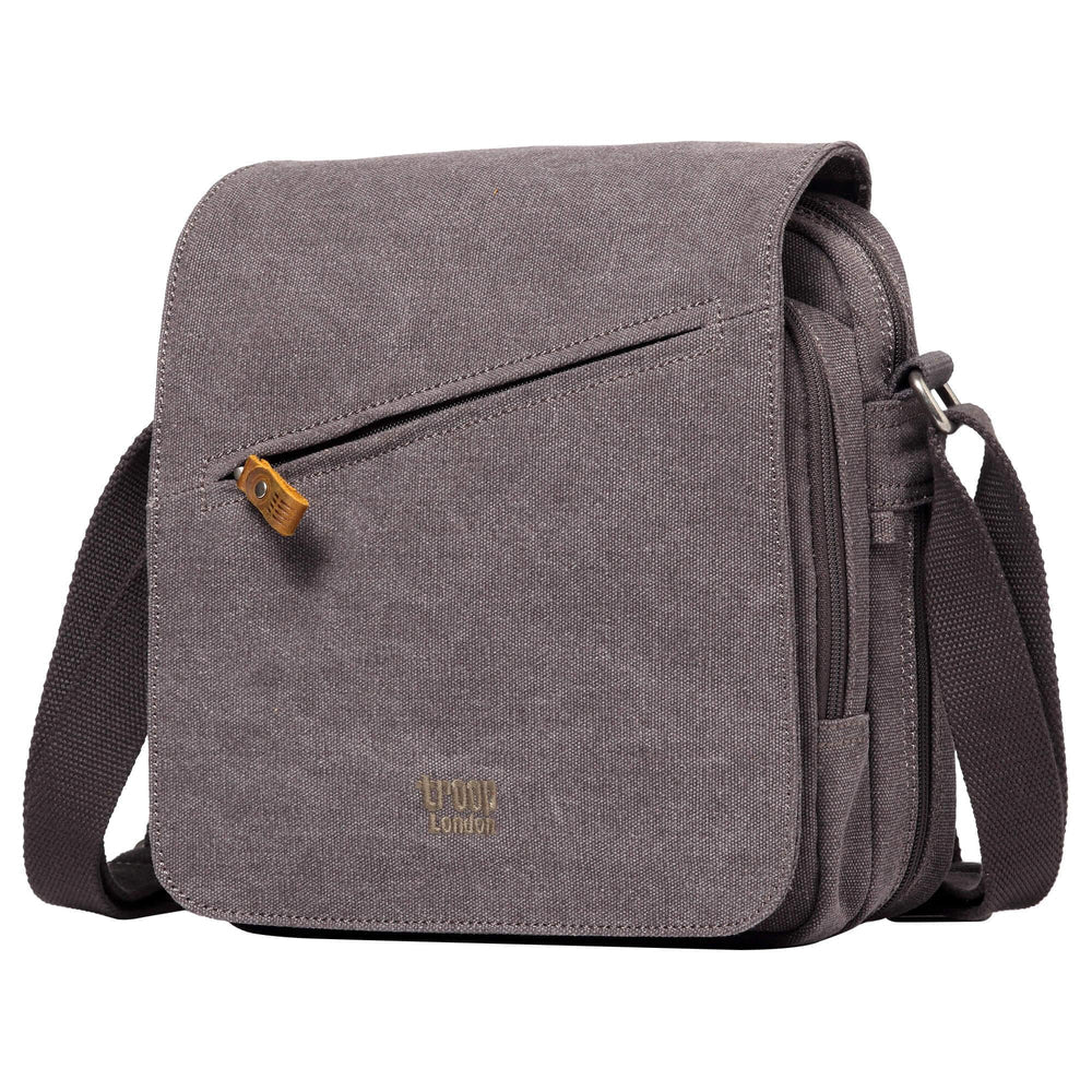 TROOP  LONDON TRP0238 CLASSIC CANVAS CROSSBODY SHOULDER BAG UNISEX GIFT