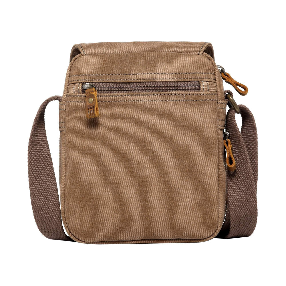 TROOP LONDON TRP0239 CLASSIC CANVAS CROSSBODY SHOULDER BAG UNISEX