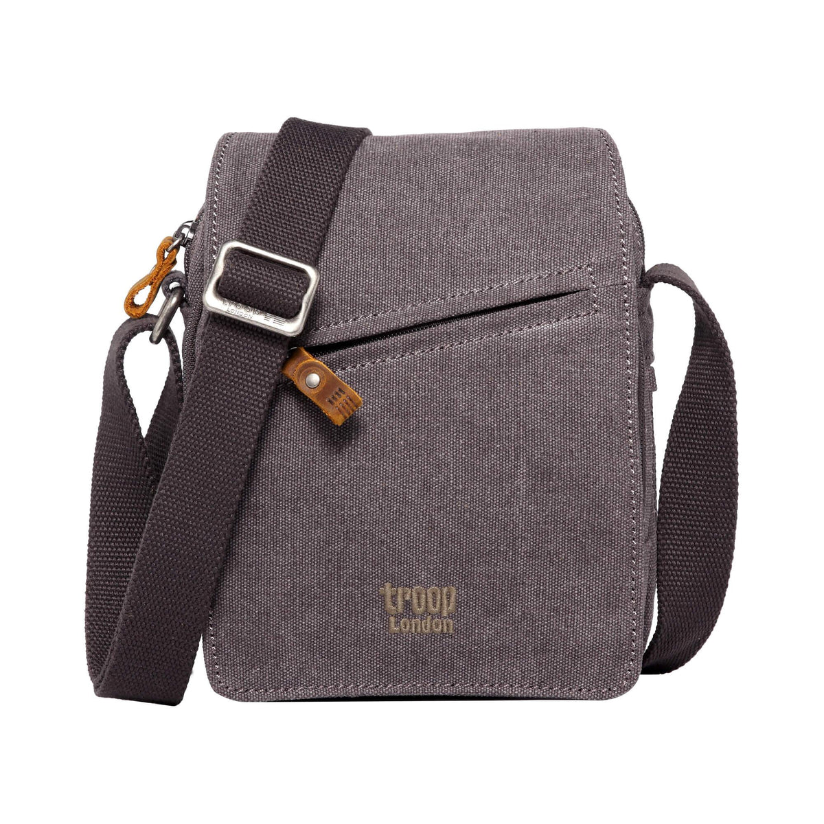 TROOP LONDON TRP0239 CLASSIC CANVAS CROSSBODY SHOULDER BAG UNISEX