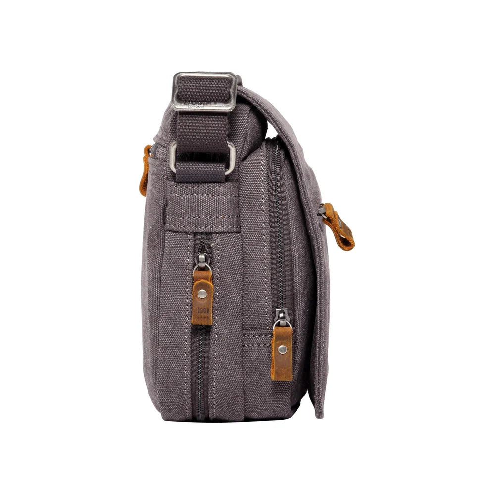 TROOP LONDON TRP0239 CLASSIC CANVAS CROSSBODY SHOULDER BAG UNISEX