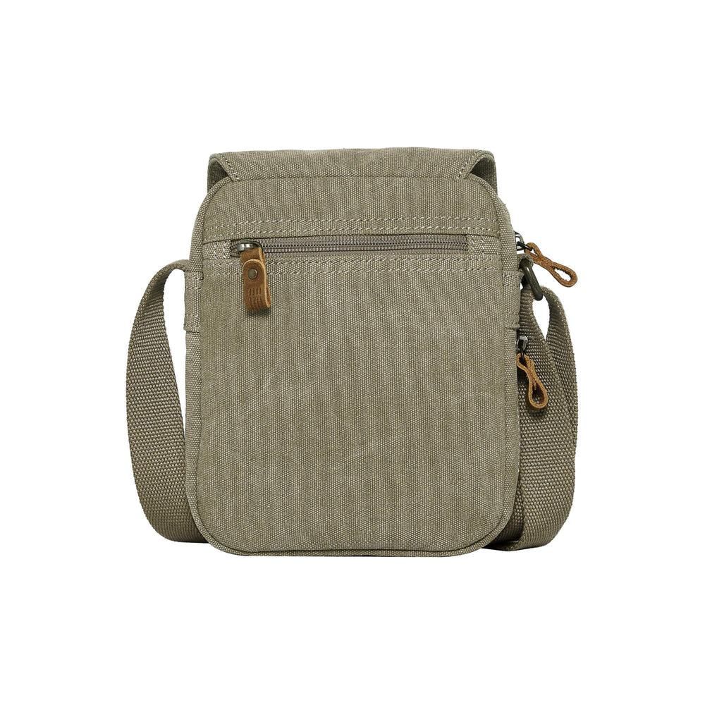 TROOP LONDON TRP0239 CLASSIC CANVAS CROSSBODY SHOULDER BAG UNISEX