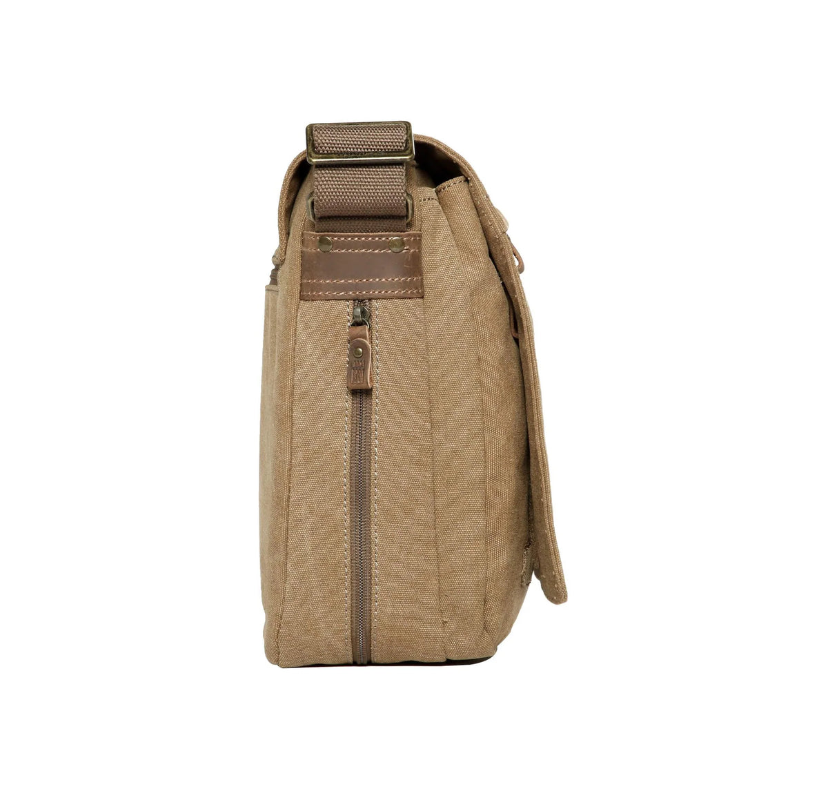 NEW TROOP LONDON TRP0240 CANVAS LAPTOP MESSENGER BAG 16.5INCH CROSSBODY SHOULDER
