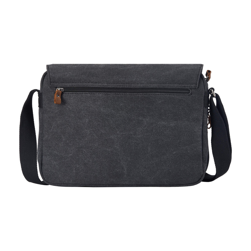 TROOP LONDON TRP0241 CLASSIC CANVAS CROSSBODY SHOULDER BAG WORK MESSENGER UNISEX