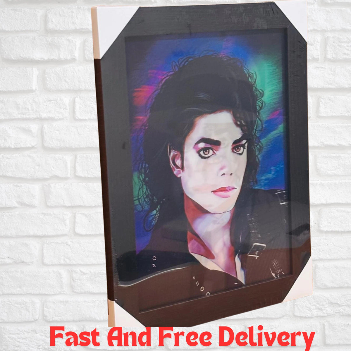 NEW MICHAEL JACKSON 3D WALL ART POSTER PRINT PICTURE FRAMED LIVING ROOM DECOR UK