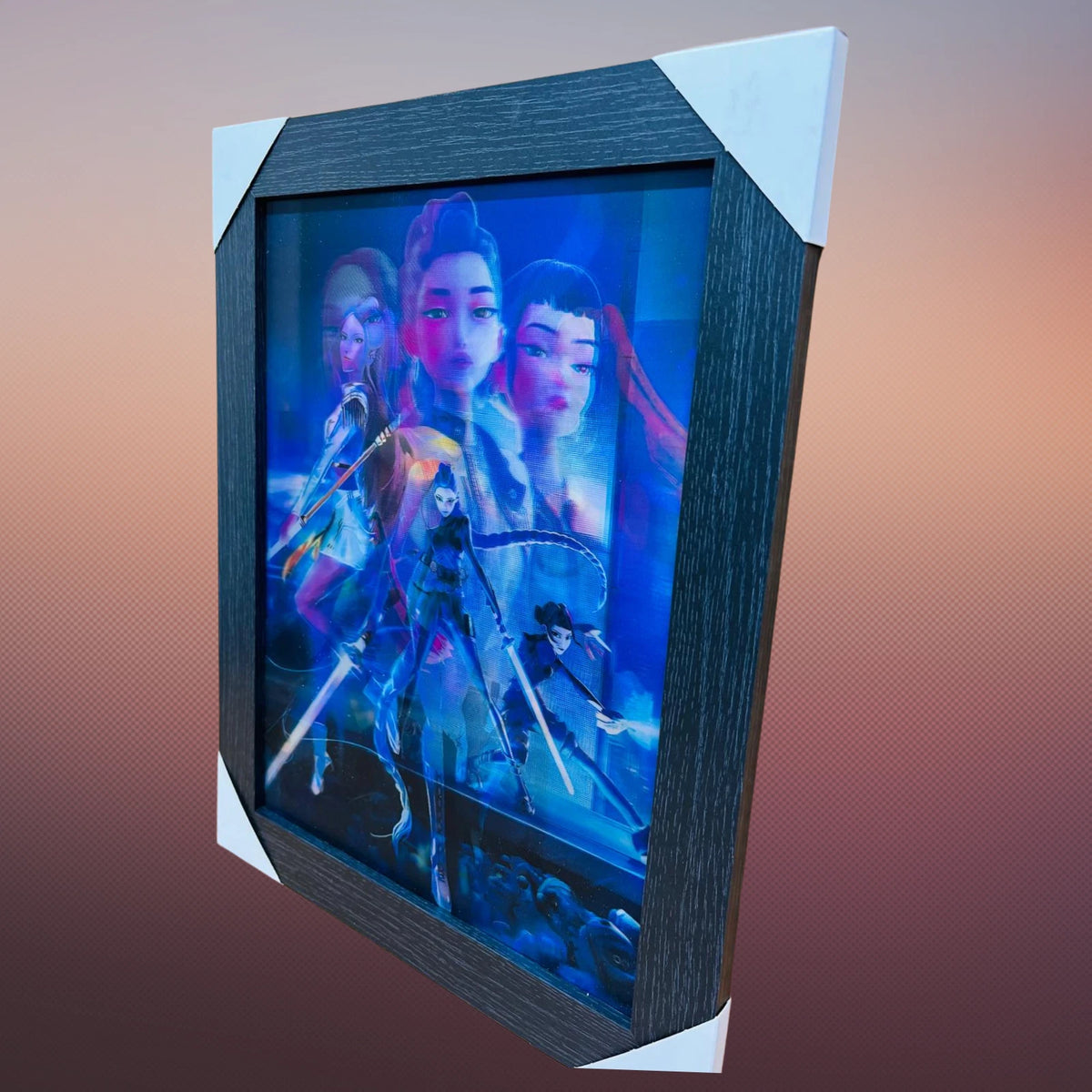 K-POP DEMON HUNTERS 3D WALL ART POSTER PRINT PICTURE FRAMED ROOM DECOR UK GIRLS